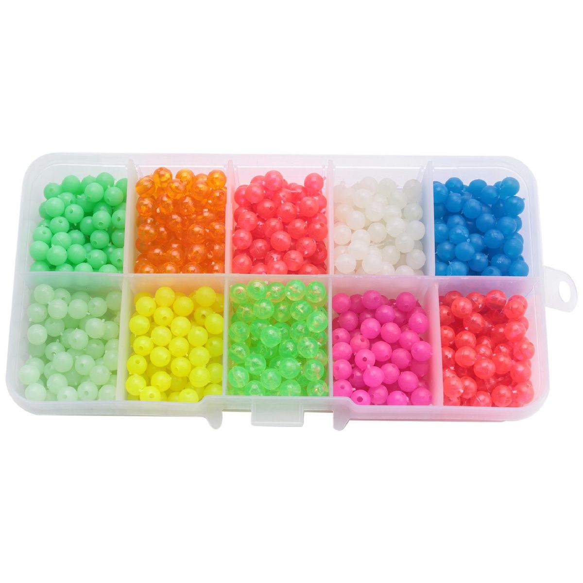 1000Pcs/Set Fishing Beads 5mm Floats Glow Beads Fishing Acce