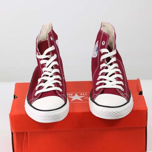 Ox-blood Hightop Sneakers