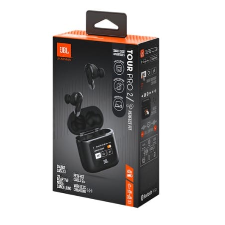 Jbl Tour Pro 2-true Wireless Noise Cancelling Earbuds With Smart Charging Case - 6-mic 40hr