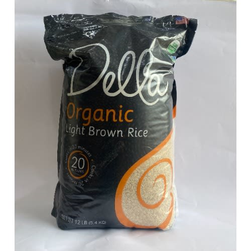 Della Organic Light Brown Rice - 5.4kg