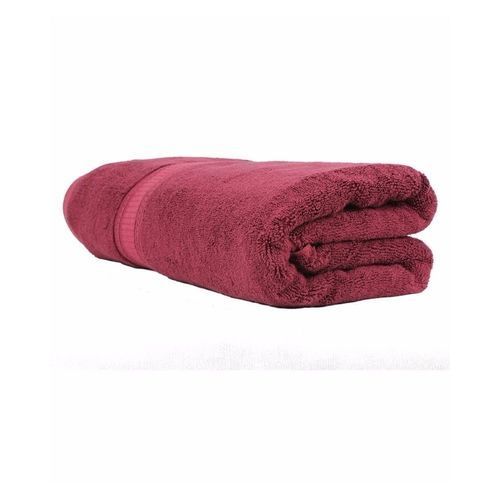 Lush Cotton Bath Towel (L) - Wine