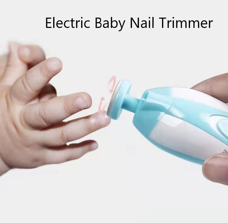Electric Baby Kids Nail Trimmer For Different Age-Blue