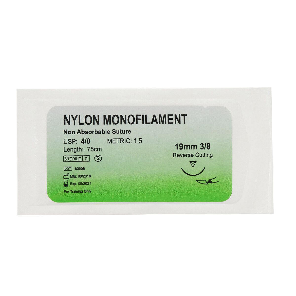 1Pcs Nylon Monofilament L Thread With Surgical Suture Practice