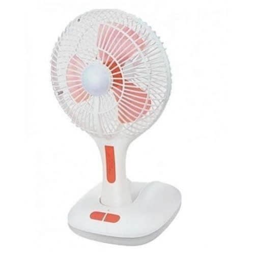 Rechargeable Table Fan With Led Light