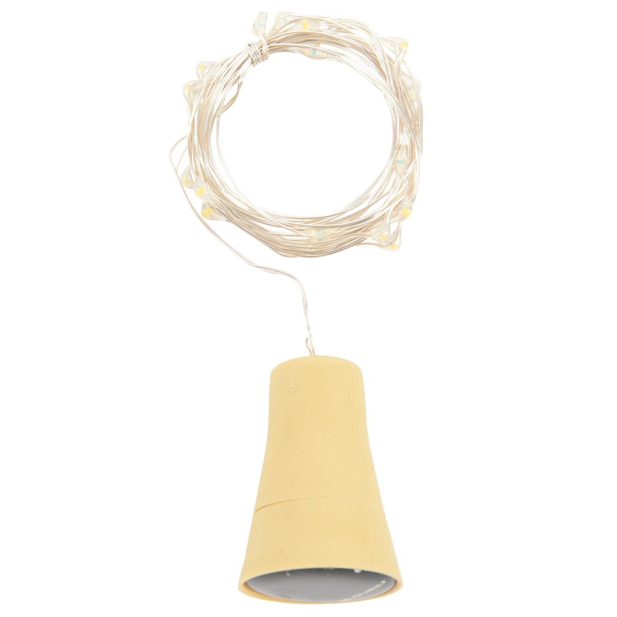 1PCS Solar 2M Cork Shaped 20 LED Night Fairy String Light Wa