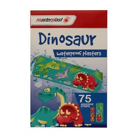 Kids Waterproof Plasters - Dinosaur -75-pack