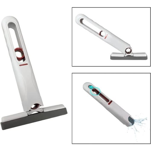Portable Self Squeeze Mini Mop - Window Cleaning Mop - Desktop and wall Cleaning Mop