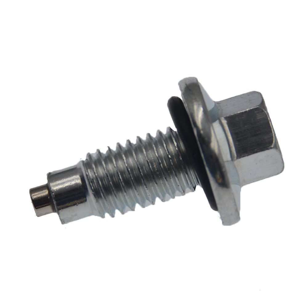 Pra Ti Al Engine Oil Drain Plug  Rush Washer S Rew Oil Drain S Rew Durable Portable Gaskets S Rew 653096-silver+black