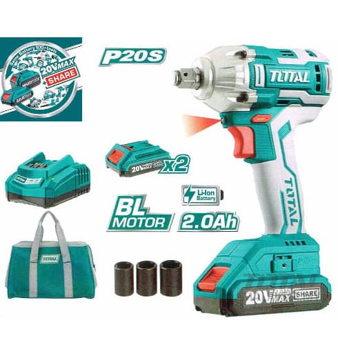 Cordless Impact Wrench Socket Machine - 20v