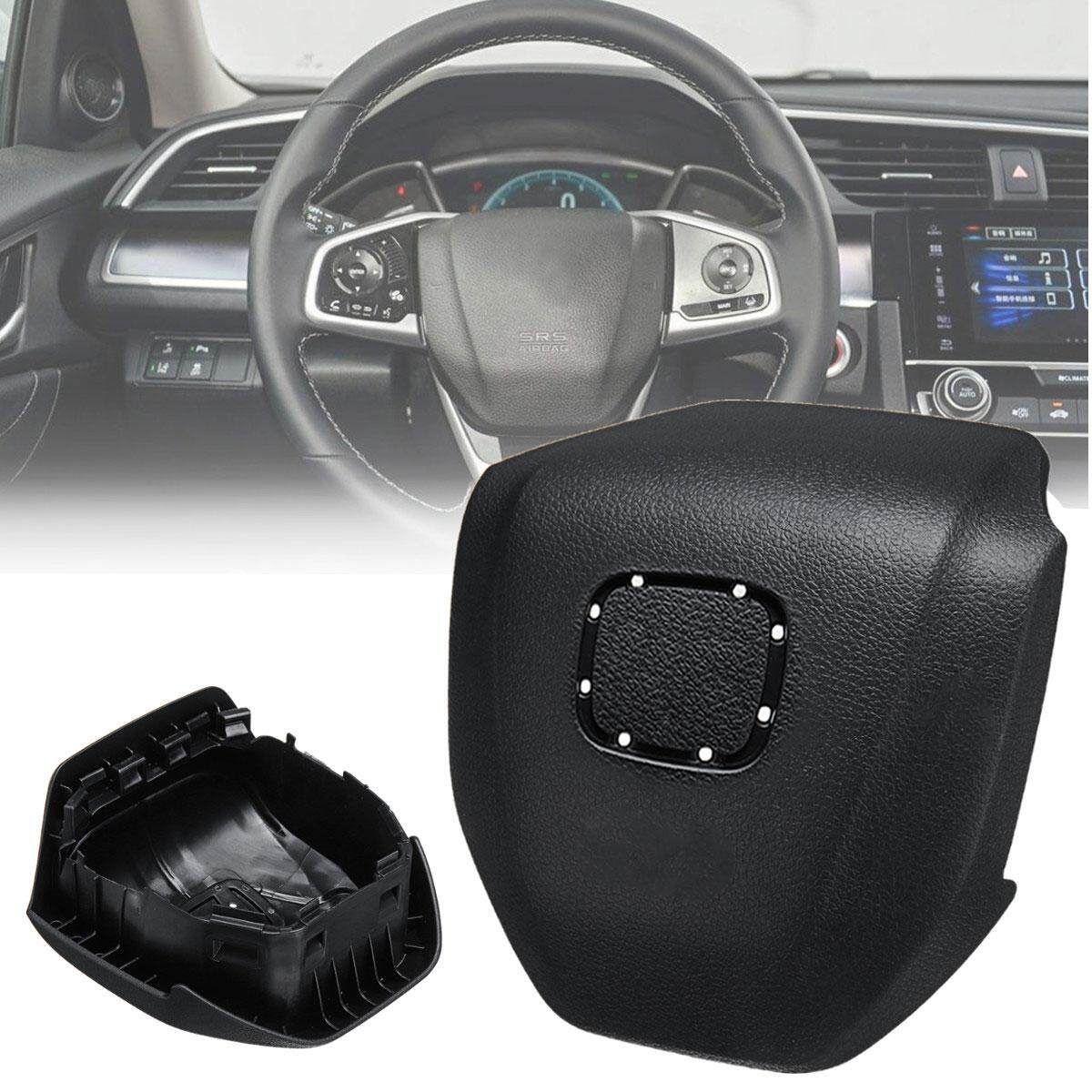Driver Steering Wheel Airbag SRS Air Bag Black Cover For Honda Civic 2016-2017