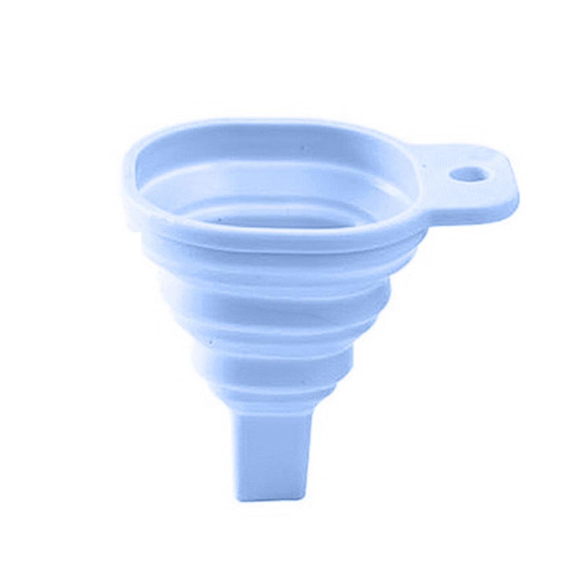 Novelty silicone folding funnel telescopic long