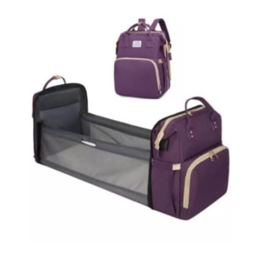 Multipurpose Diaper Bag With Bed