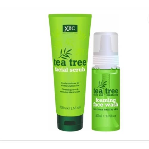 Tea Tree Exfoliating And Foaming Face Wash Set  200ml/250ml