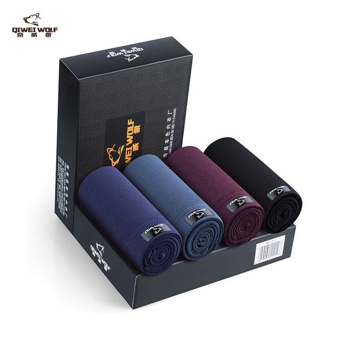 Comfortable And Breathable Four Piece Boxed Men's Underwear