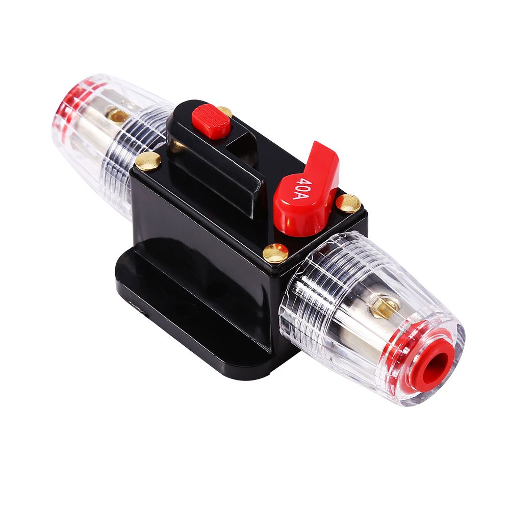 12V DC 40A Circuit Breaker Reset Fuse Resettable Convenient