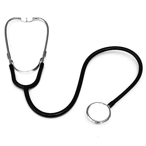 2pcs 2 Head EMT Stethoscope Doctor Nurse Vet Health Black