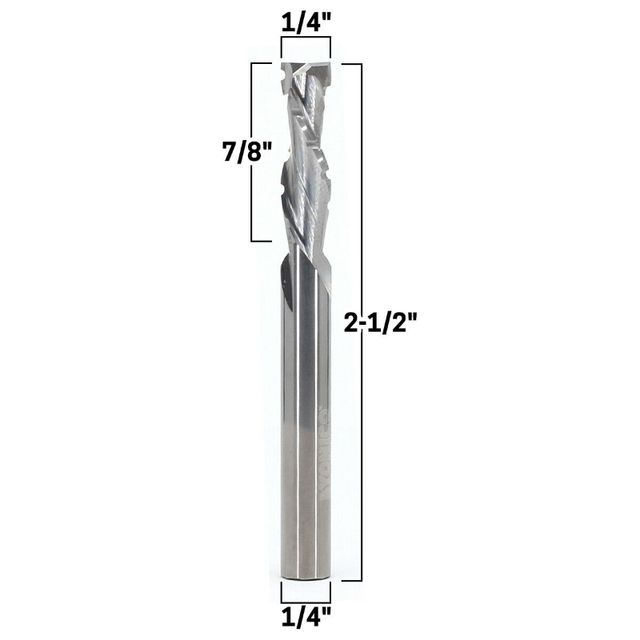 2 Flute Compression Chipbreaker Solid Carbide Milling Cutter