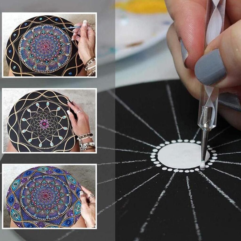 32Pcs Mandala Dotting Tools  For Art Rock Painting,