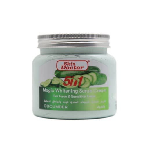 Cucumber Magic 5 In 1 Whitening Scrub Cream - 500g