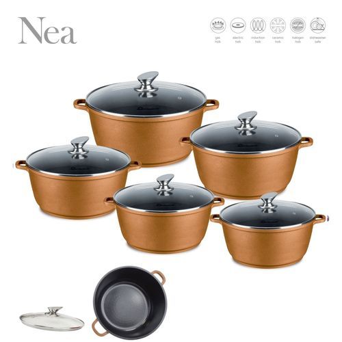 Nea Die-cast Nonstick Pot - 5 Set
