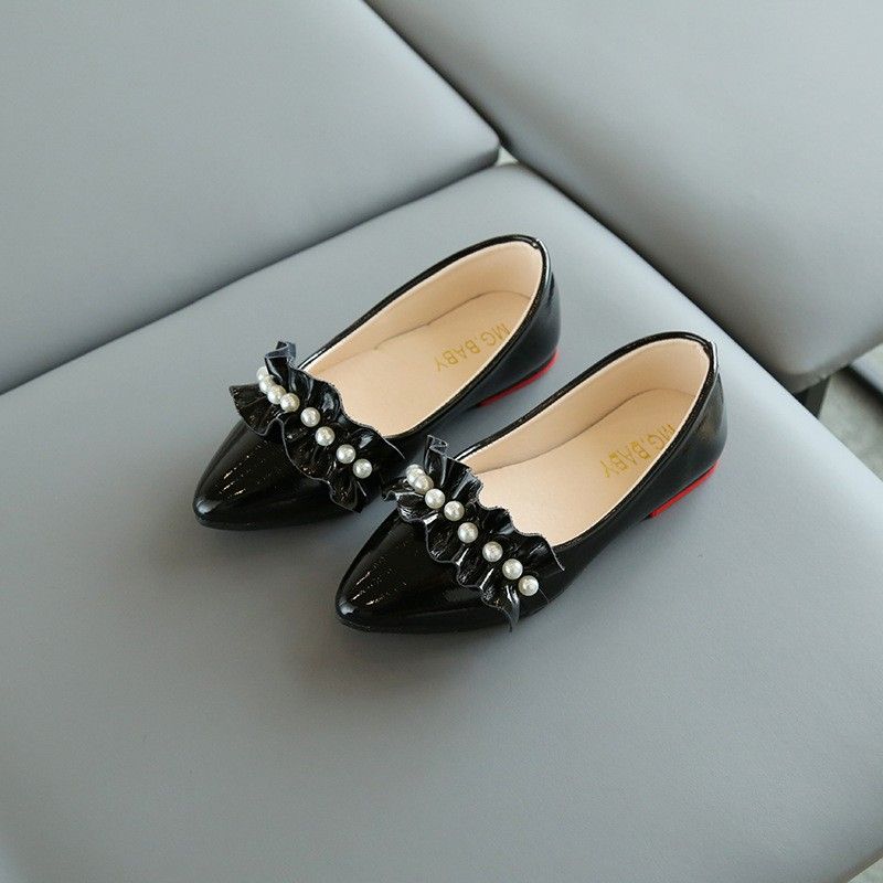 Girls Ruffle Design Flat Shoe