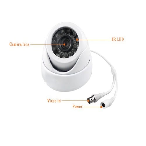 Dentik Vision Dome 1/4" CMOS 800TVL cctv camera Stairs & Aisle & Elevator & ATM Security camera