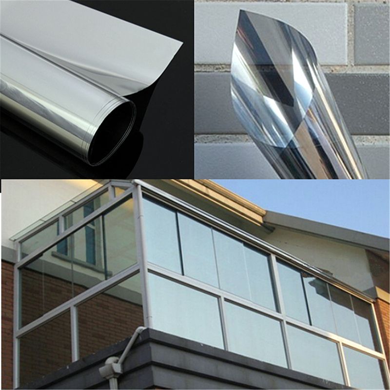 New Silver Two Way UV-proof Reflective Mirror Window Film