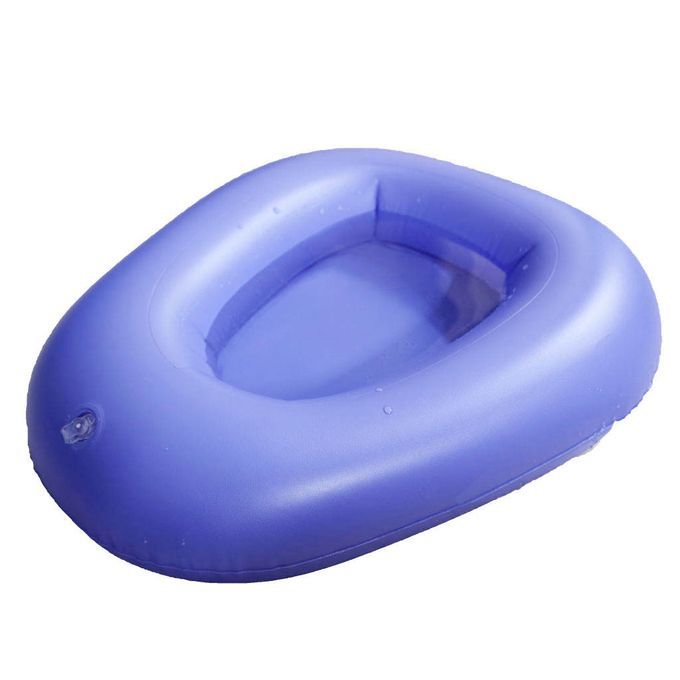 Portable Air Inflation Bedridden Elderly Bedsore Toilet Bedpan W/