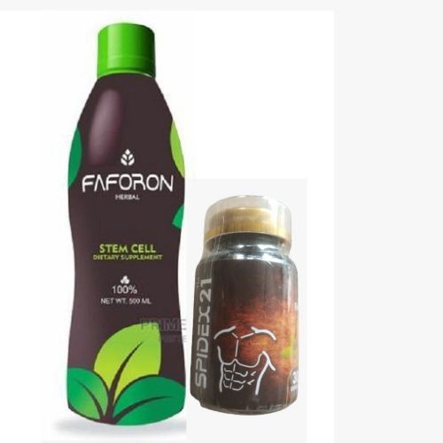 Faforon Herbal Blood Builder And Spidex 21( Male Libido Booster)