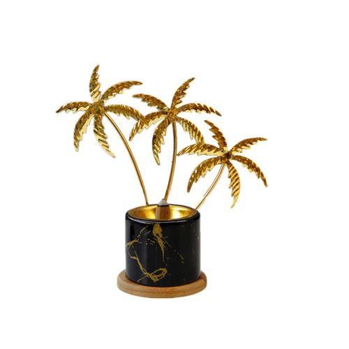 Metal Iron Ceramic Incense Burner Aromatherapy