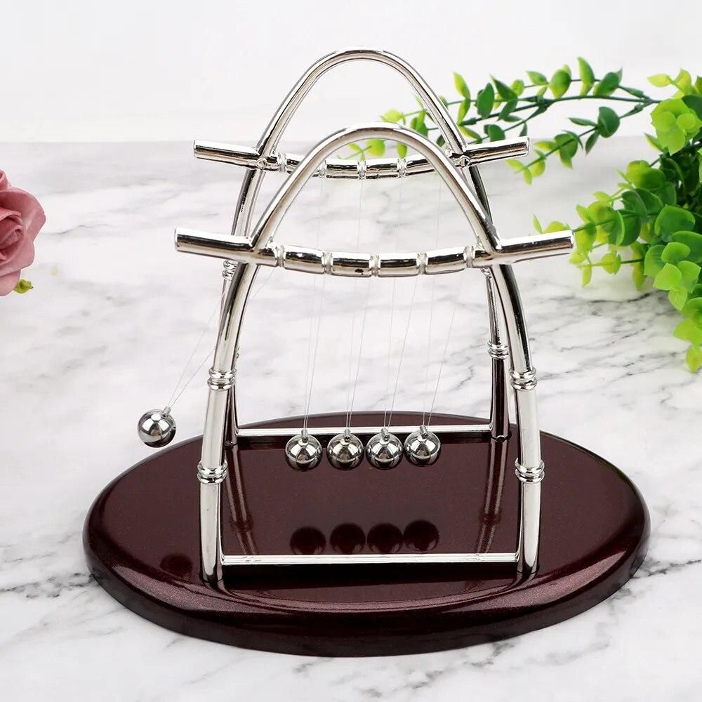 Newtons Cradle Steel Balance Ball Home Desk Decoration Metal Pendulum Ball Physics Science Craft Educational Toy