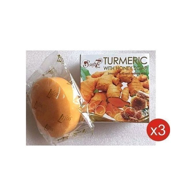 Soft Soap Tumeric With Honey Soap X3