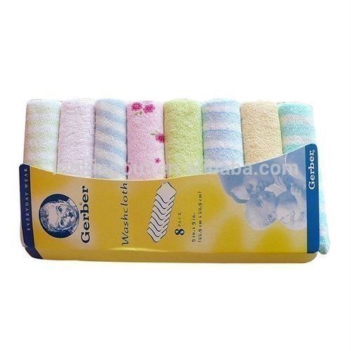 Baby Wash/Mouth Cloth Towel Gift Set Of 8