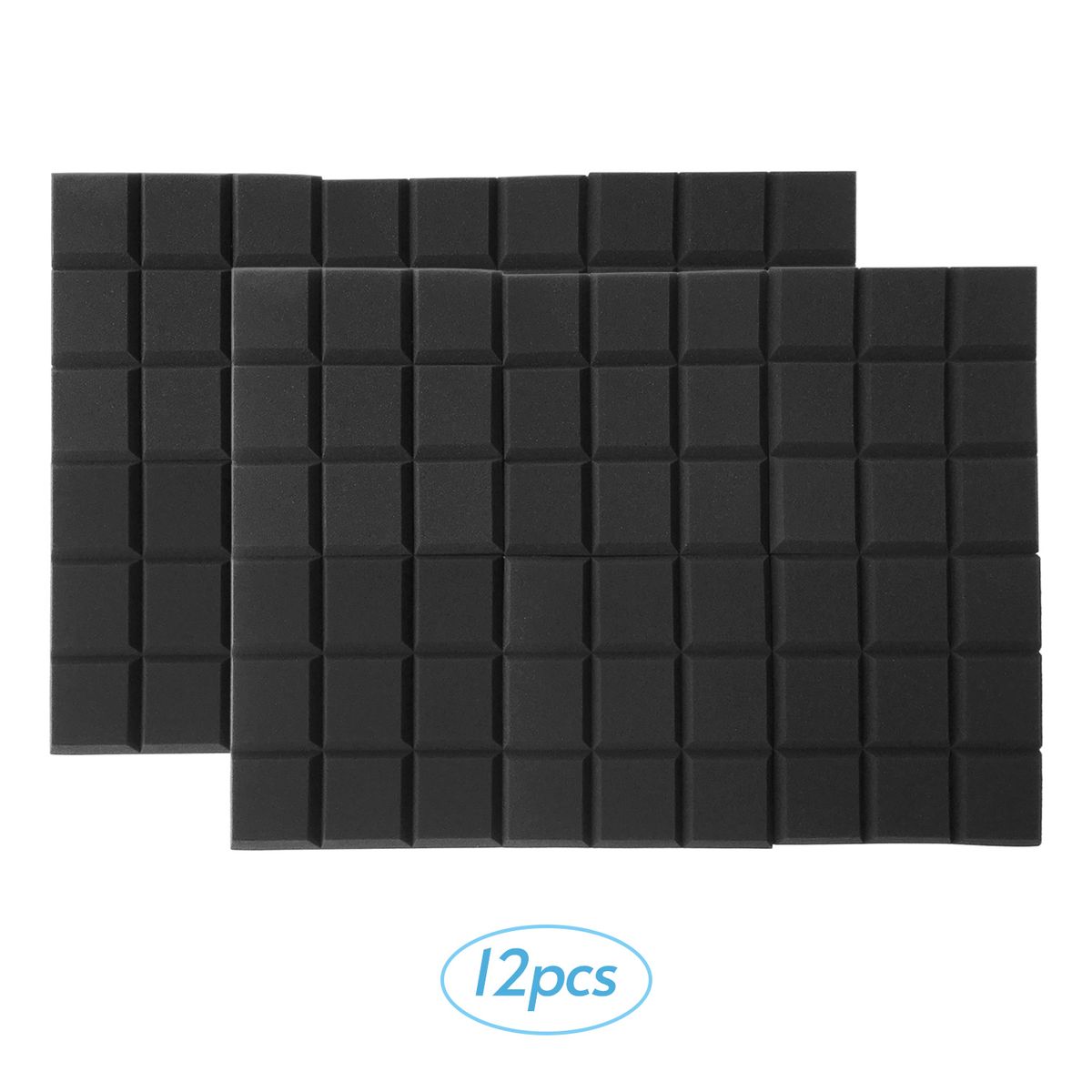 12pcs 12*12*2inch Studio Acoustic Foams Panels Sound