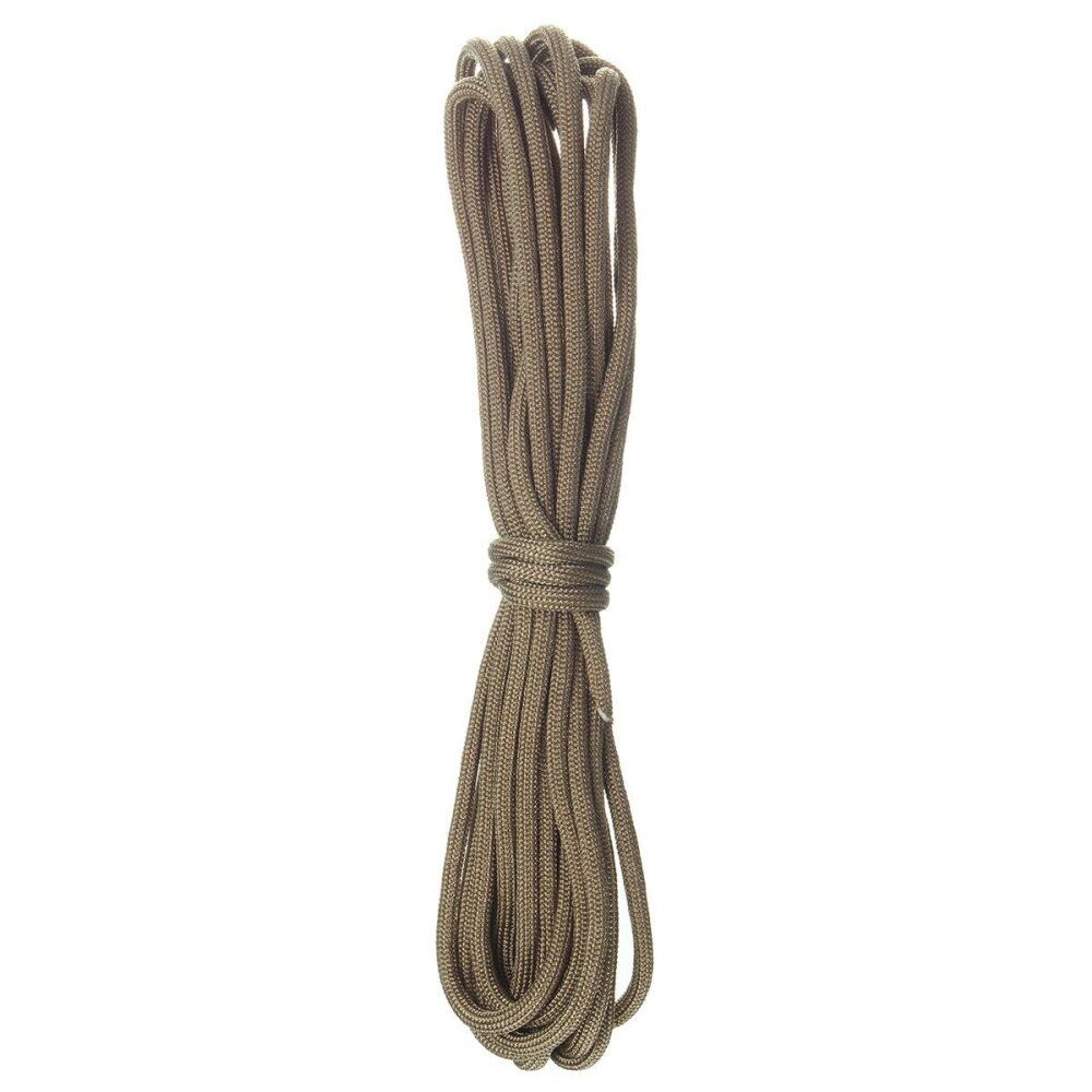 5M Multifunctional Tent Nylon Rope 7 Inner Strands Outdoor Sports Camping Hiking 18light Brown
