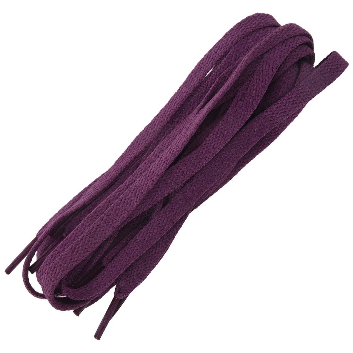 Sports Shoes String Flat Shoelaces Purple 2 Pairs for