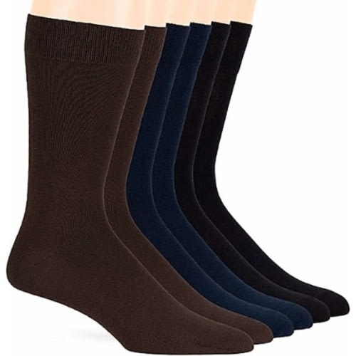 Men's Dress Socks - 6 Pairs - Multicolour