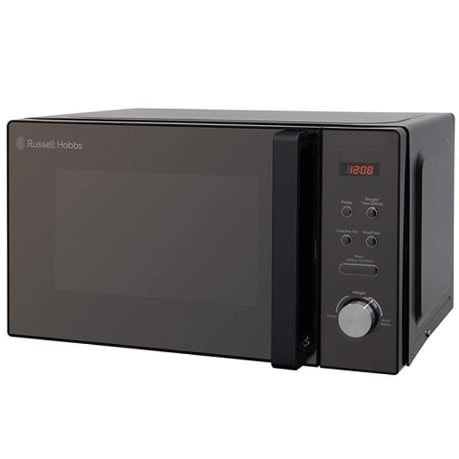 Compact Black Digital Microwave Oven - 17L - 800W