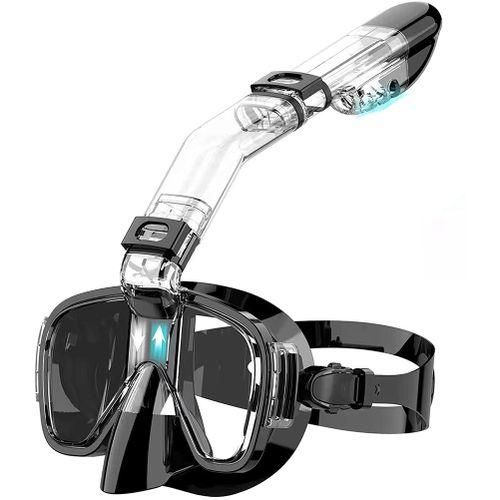 Snorkel Mask Foldable Diving Mask Set With Dry
