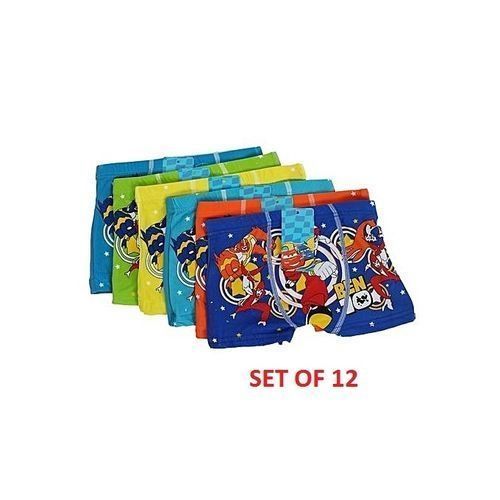 Set Of 12 Character Boy's Boxers - Multi