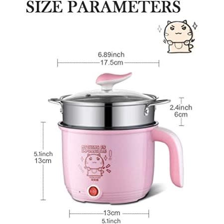 Multi-function Non-stick Frying Pan & Electric Cooking Pot - 600w