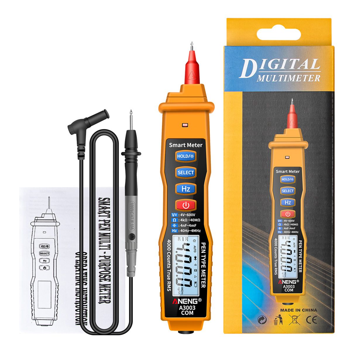 Digital Pen Multimeter NCV AC/ Voltmeter Ohmmeter