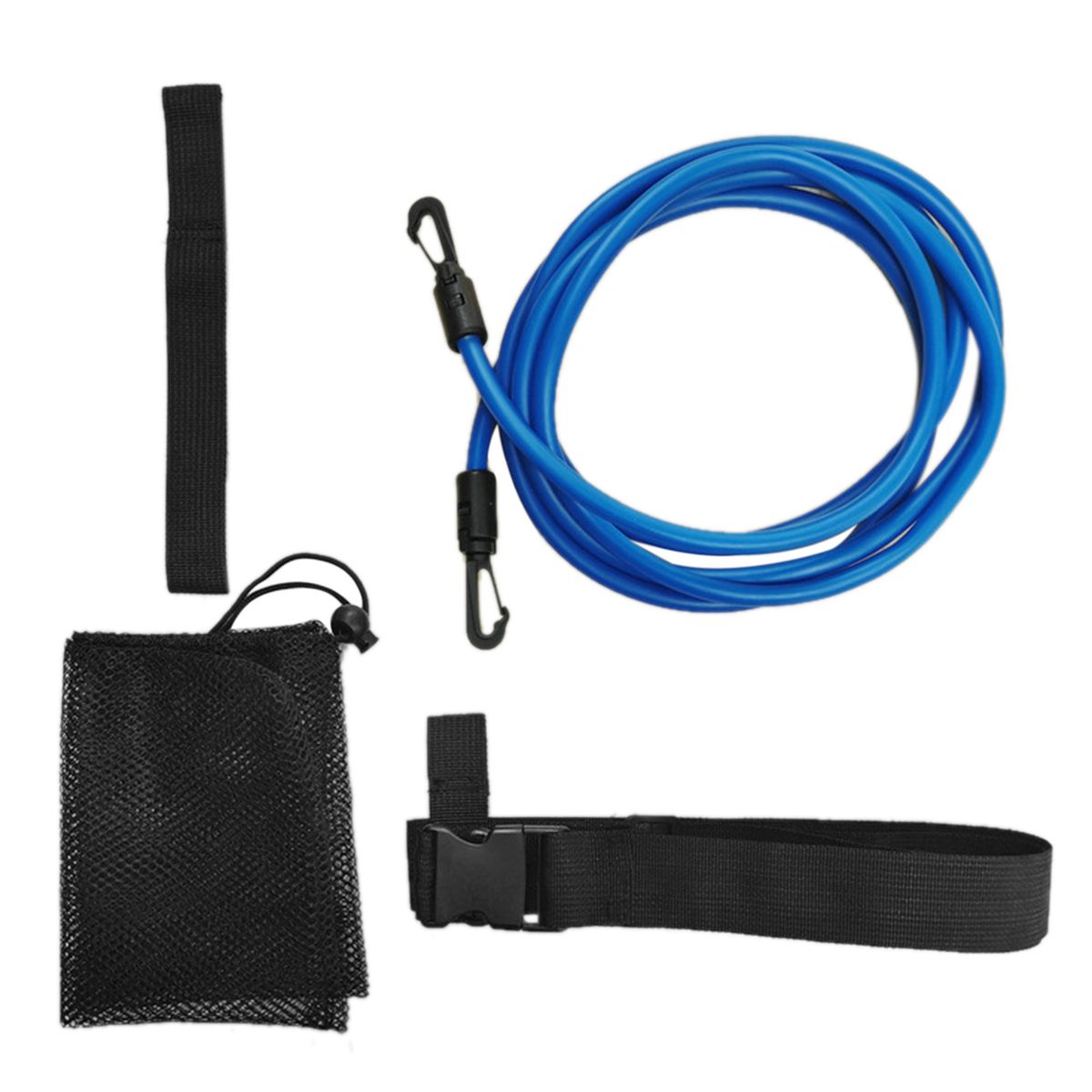 Adjustable Swim Training Resistance Elastic Belt Swimming