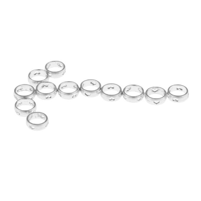 12 Pcs Premium Dart Sharft Protect Flights O Rings Accessory  Silvery