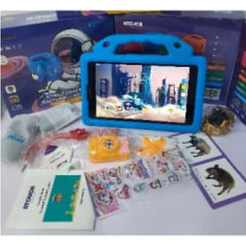 Kd54 8" - Dual Sim - Android Kids Learning Tablet - 256GB ROM - 8GB RAM - 5000mAh - Blue