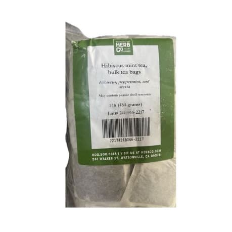 Hibiscus Bulk Tea Bags - Approximately 200 Tea Bags