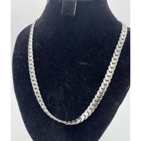 Men's Silver Cuban Necklace