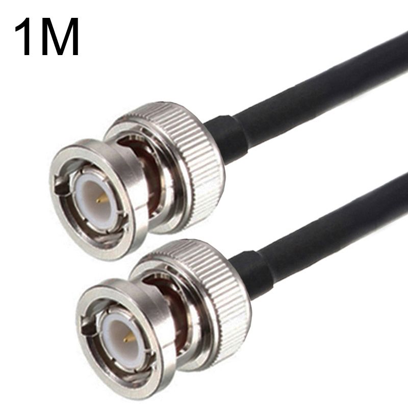 BNC Male To BNC Male RG58 Coaxial Cable, Cable Length:1m