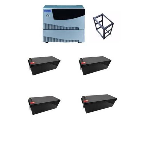 4kva 48v Pure Sine Wave Inverter With 4 Of 200amps Batteries And Rack