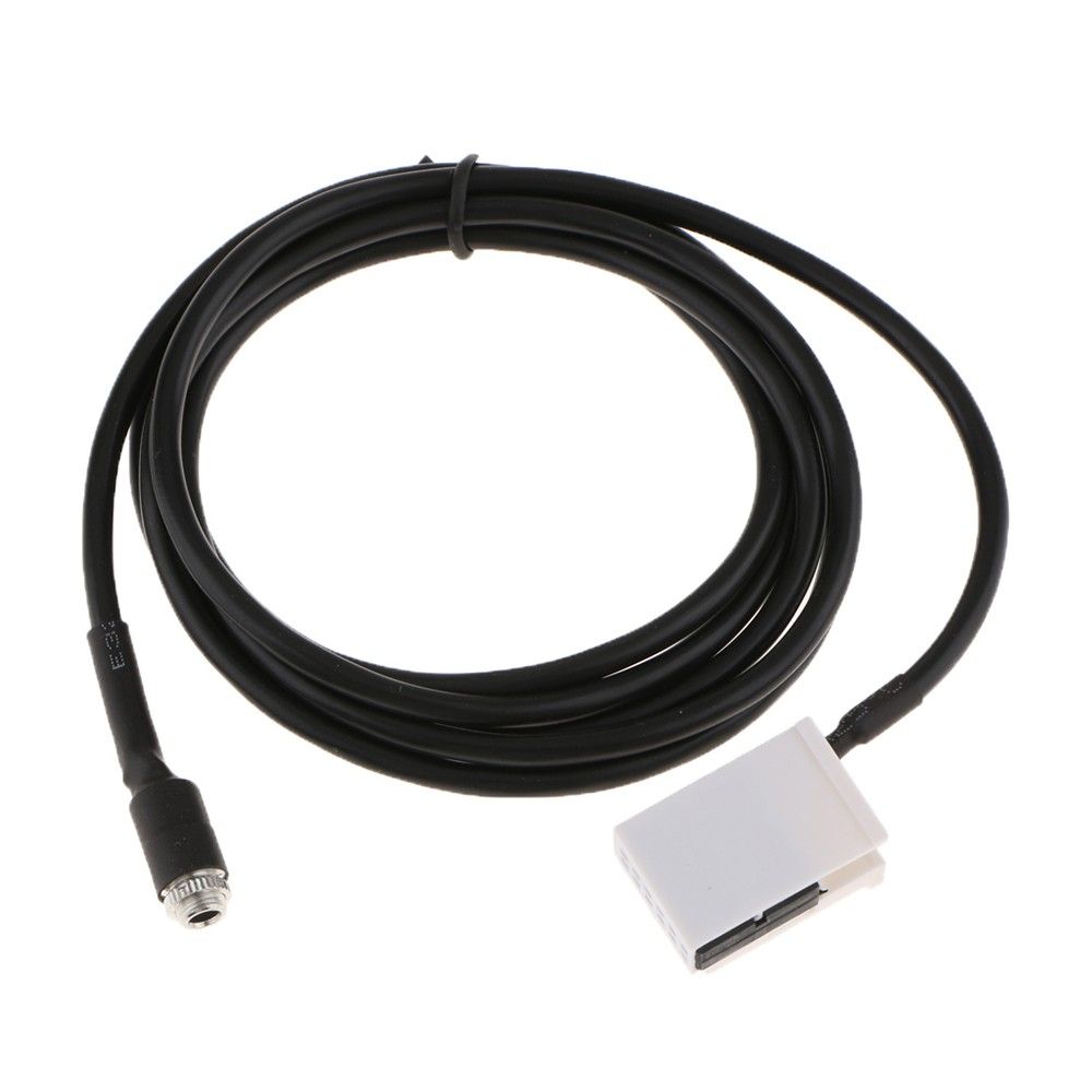 Car AUX Audio Cable Shielded Wire Female Jack Replacement